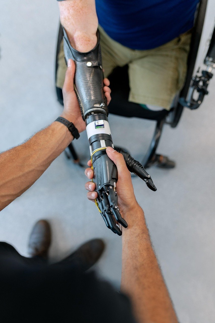 engineer, prosthetic, wheelchair, amputee, medicine, male, engineering, medical, health, science, technology, robotics, arm, hand, workshop, research, tech, innovation, design, help, prosthetic, prosthetic, wheelchair, amputee, amputee, amputee, amputee, amputee